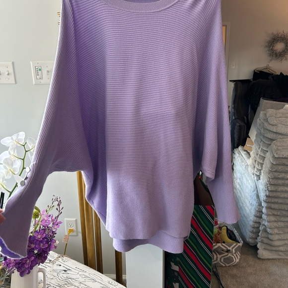 Philosophy Lilac Ribbed Knit Top - Picture 2 of 6